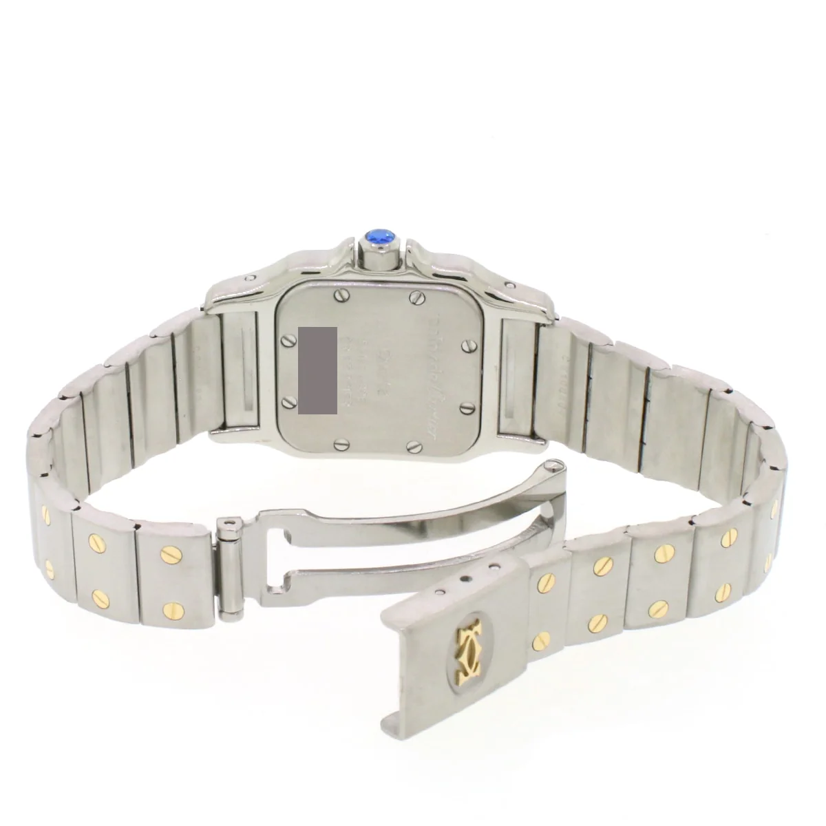 Cartier Santos Steel & Gold Ladies Quartz Watch 24mm 166930 - Image 6