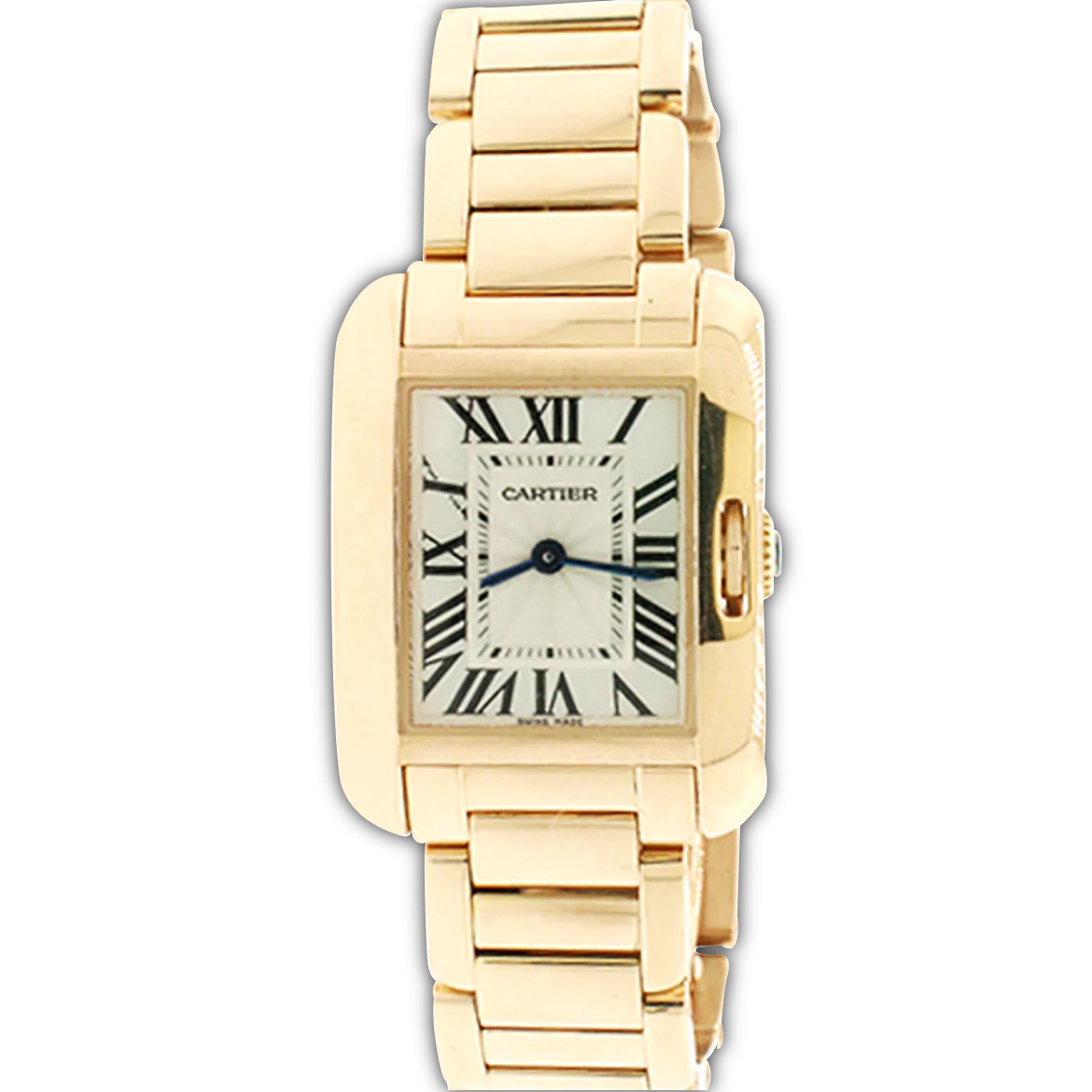 Cartier Tank Anglaise Small 23mm Rose Gold Ladies Watch 3487 W5310013