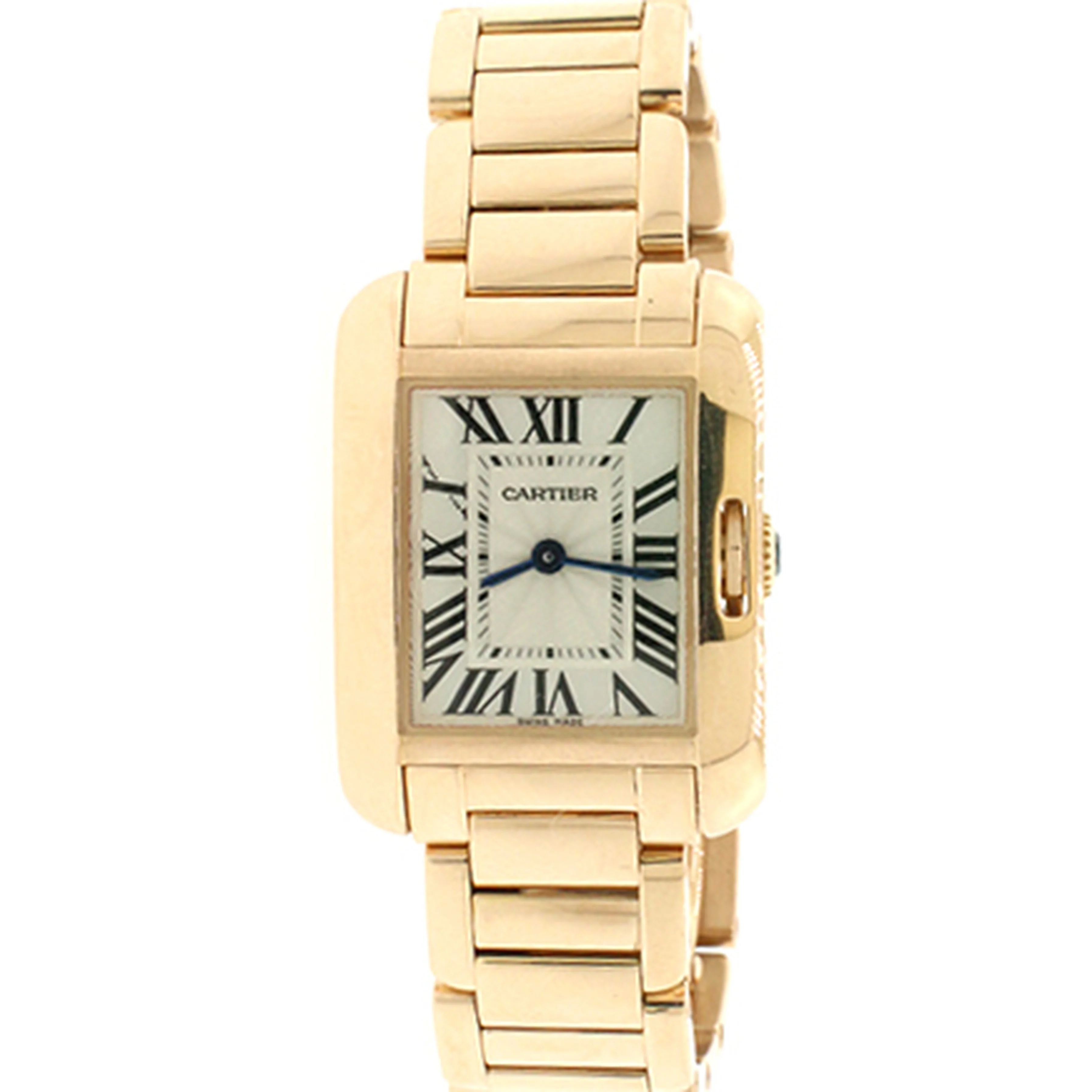 Cartier Tank Anglaise Small 23mm Rose Gold Ladies Watch 3487 W5310013 - Image 2