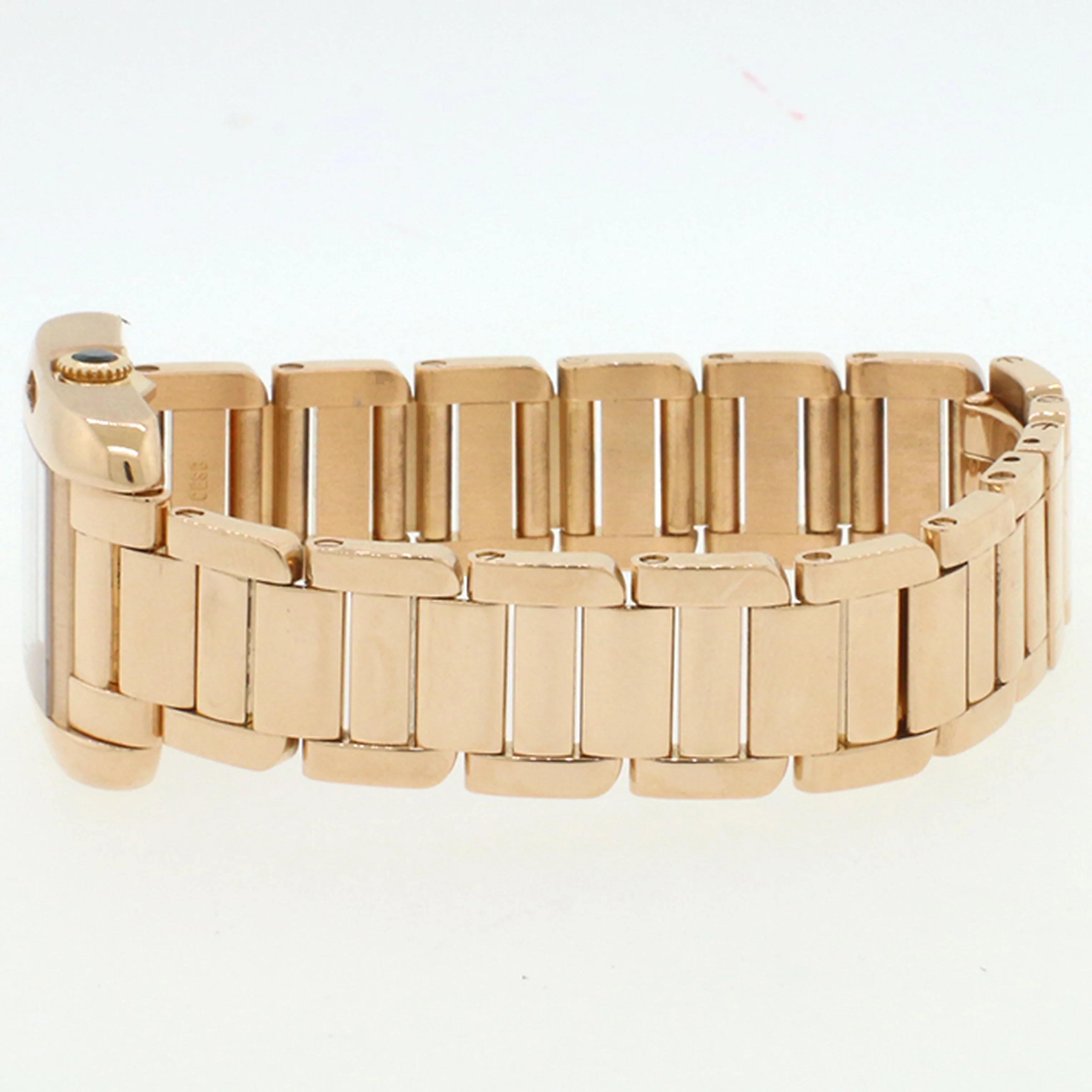 Cartier Tank Anglaise Small 23mm Rose Gold Ladies Watch 3487 W5310013 - Image 4