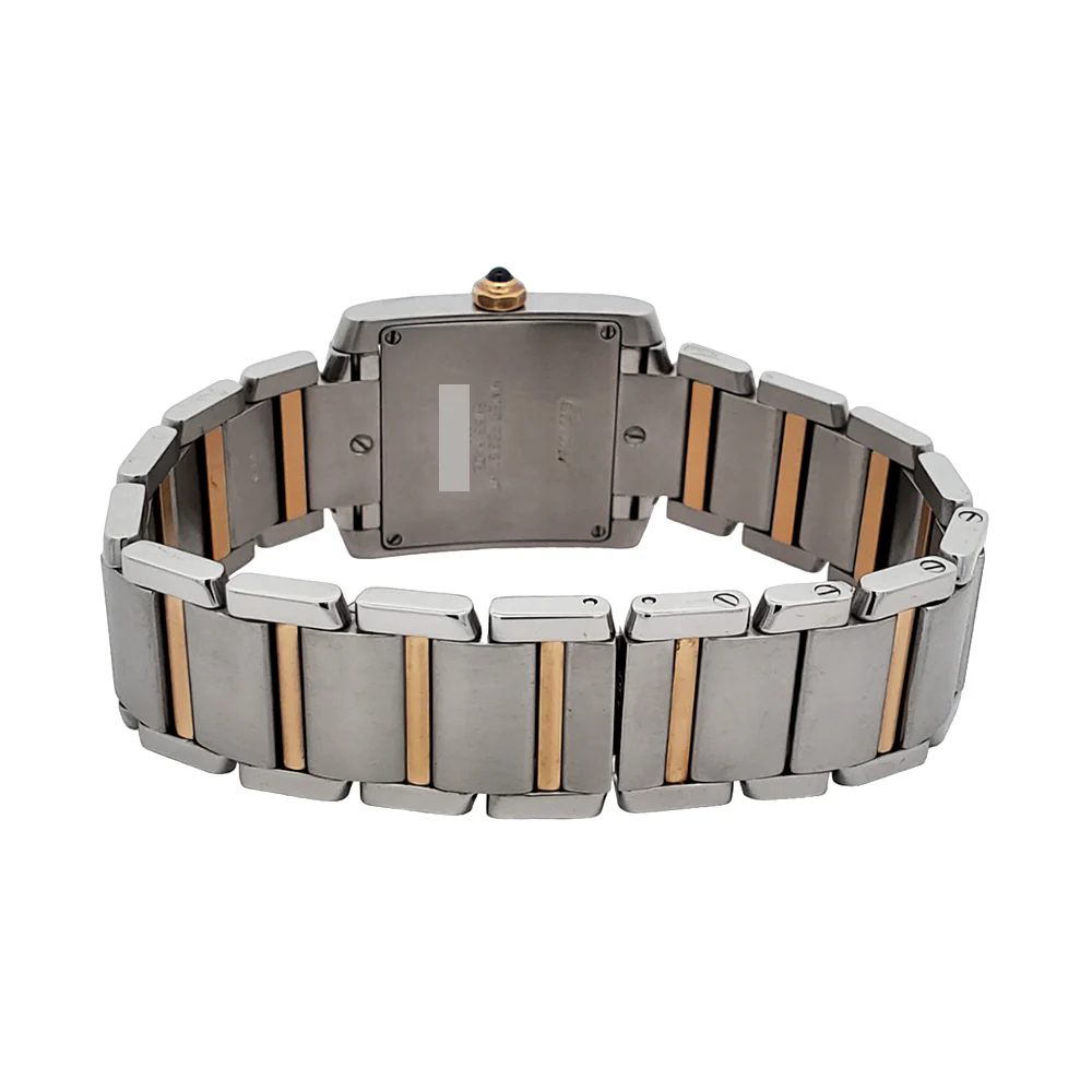 Cartier Tank Française 20mm 2-Tone Yellow Gold/Steel Watch W2TA0003 2301 - Image 5