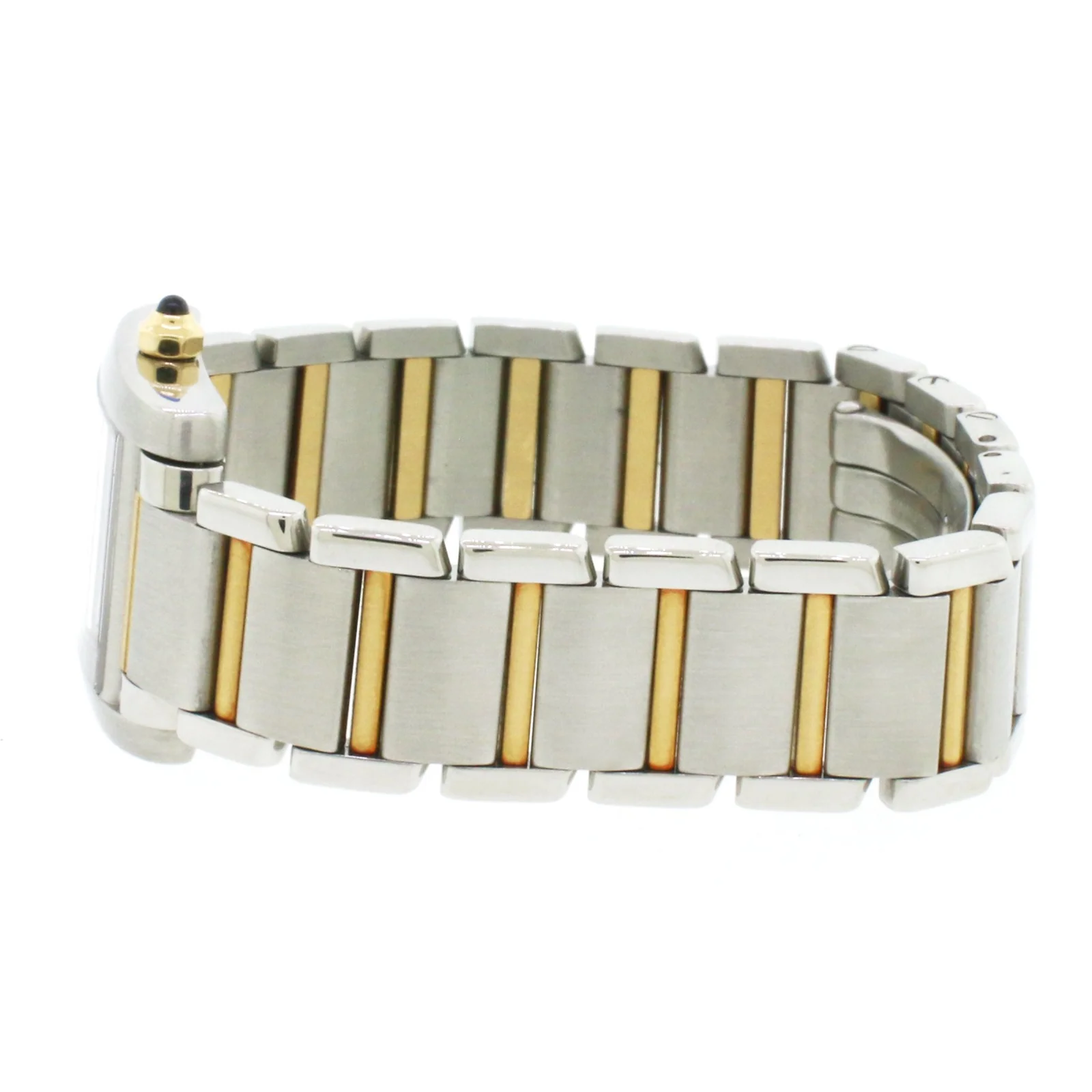 Cartier Tank Francaise 20mm Yellow Gold/Steel Ladies Watch 2384 W51007Q4 - Image 3