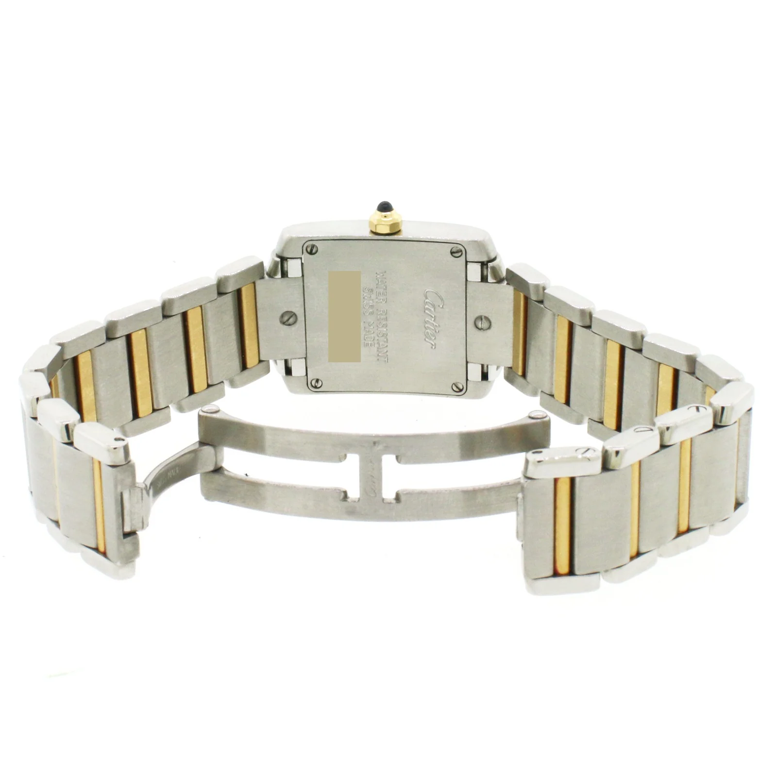 Cartier Tank Francaise 20mm Yellow Gold/Steel Ladies Watch 2384 W51007Q4 - Image 5