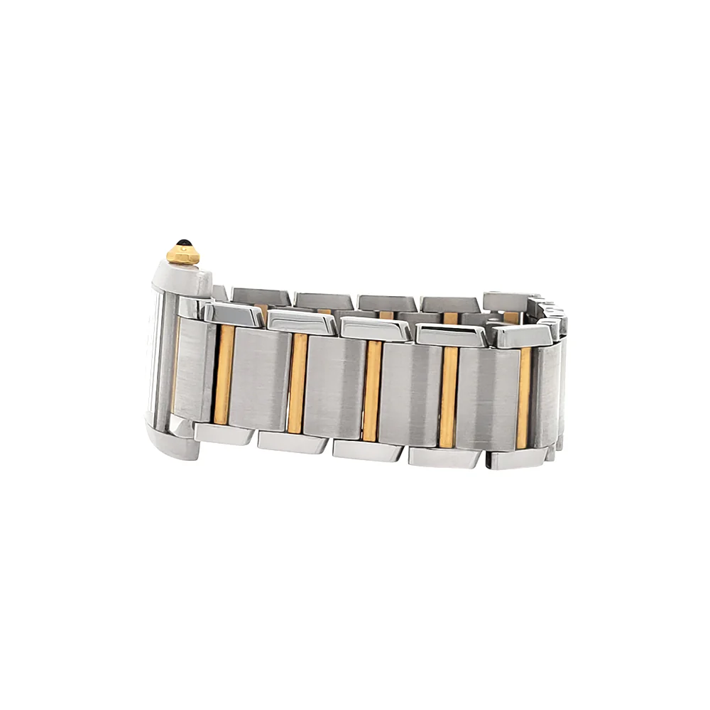Cartier Tank Française 25mm 2-Tone Yellow Gold/Steel Watch W51012Q4 2465 - Image 4