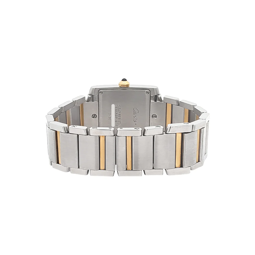 Cartier Tank Française 25mm 2-Tone Yellow Gold/Steel Watch W51012Q4 2465 - Image 5
