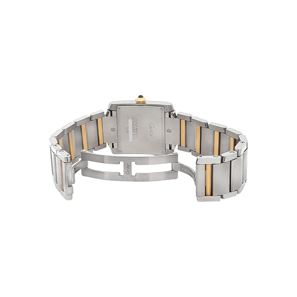 Cartier Tank Française 25mm 2-Tone Yellow Gold/Steel Watch W51012Q4 2465 - Image 6