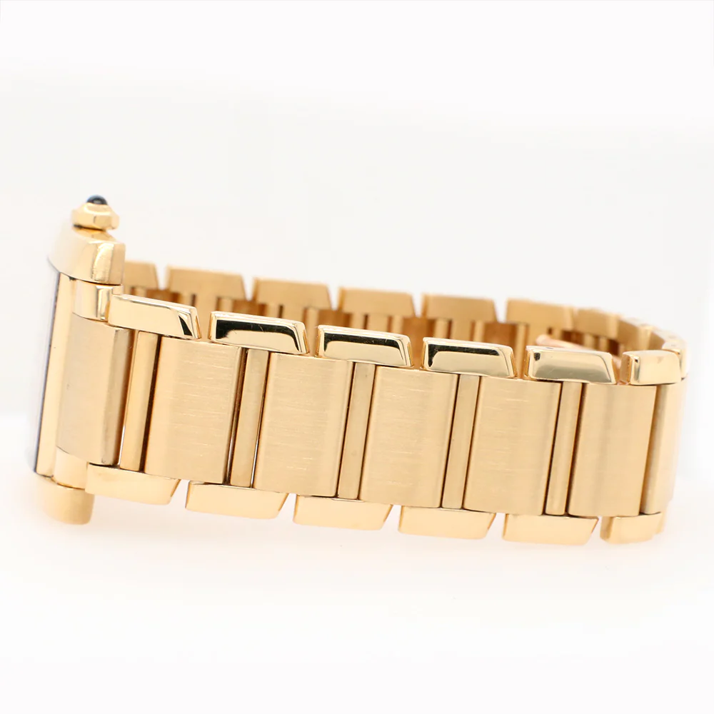 Cartier Tank Francaise 28MM Roman Dial Yellow Gold Watch Box Papers - Image 3