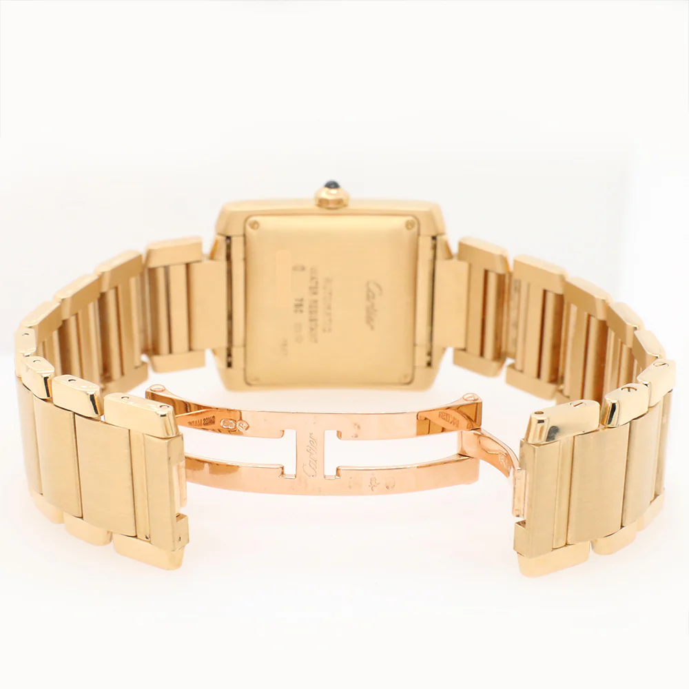Cartier Tank Francaise 28MM Roman Dial Yellow Gold Watch Box Papers - Image 5
