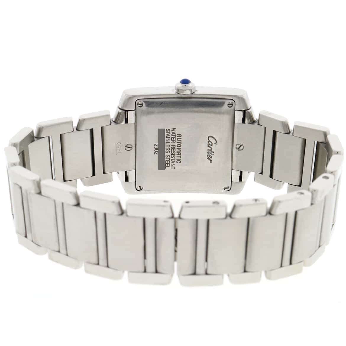 Cartier Tank Francaise Large Stainless Steel 28MM Womens Watch W51002Q3 - Image 6