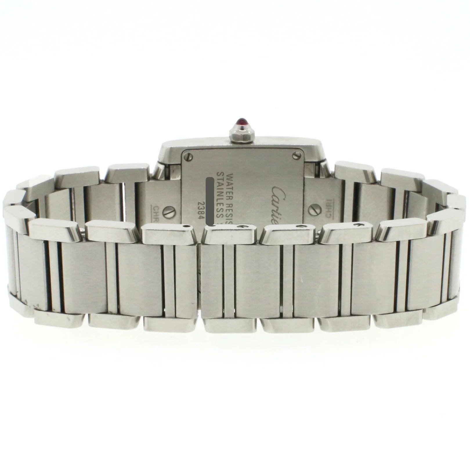 Cartier Tank Francaise Small 20MM MOP Roman Dial Steel Ladies Watch W51008Q3 - Image 5