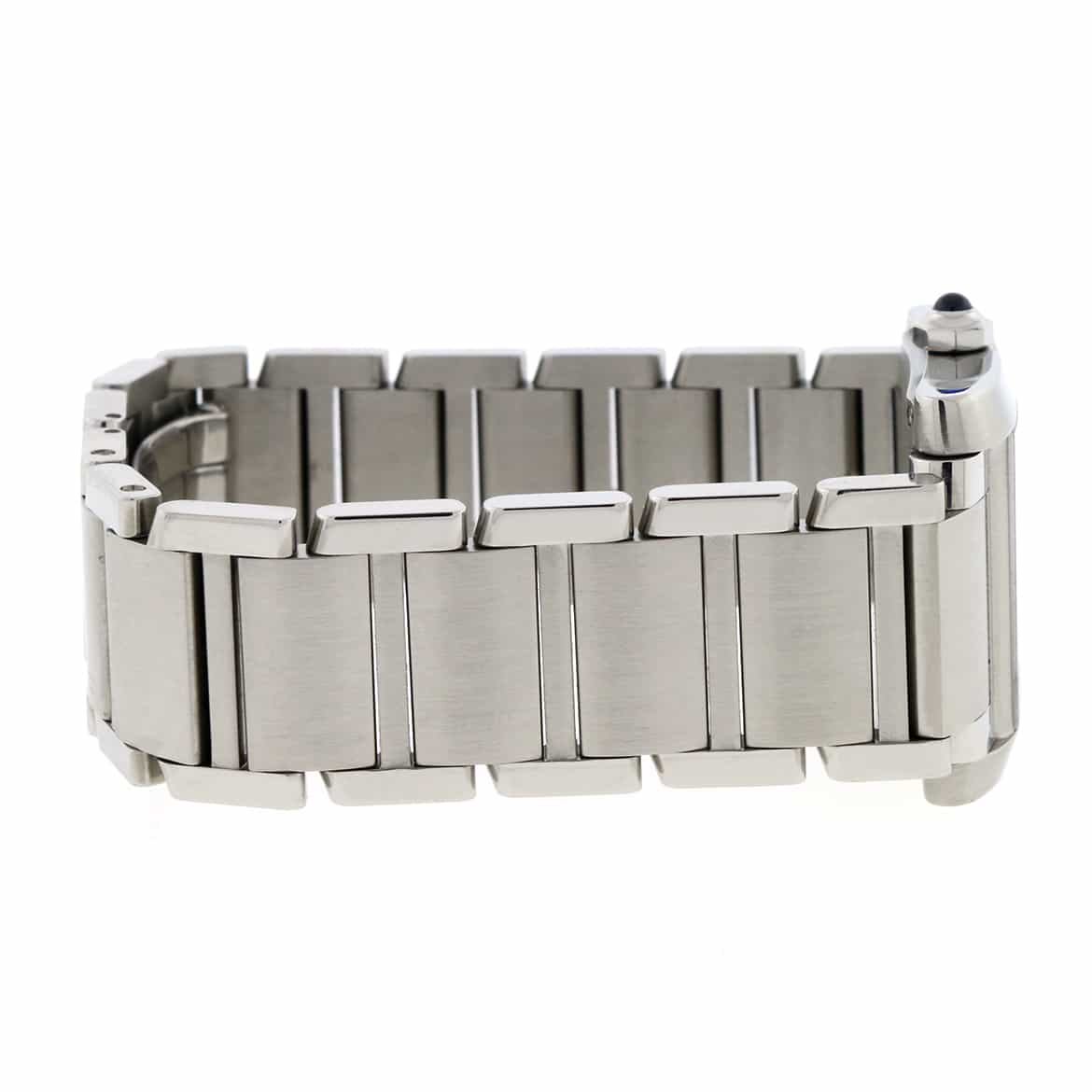 Cartier Tank Francaise Small Stainless Steel 25MM Womens Watch W51008Q3 - Image 7