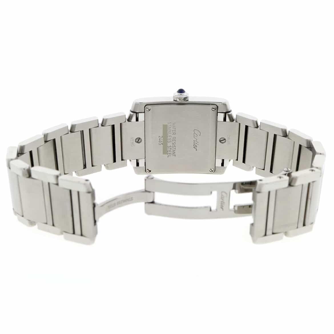 Cartier Tank Francaise Small Stainless Steel 25MM Womens Watch W51008Q3 - Image 9