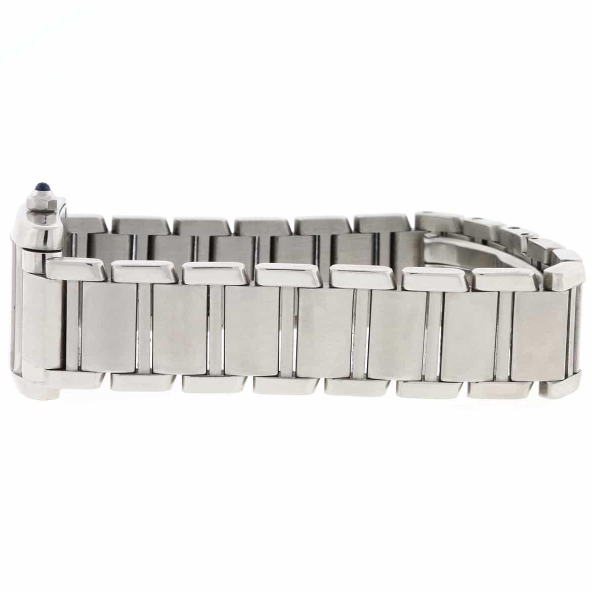 Cartier Tank Francaise Small Stainless Steel Ladies Watch W51008Q3 - Image 4