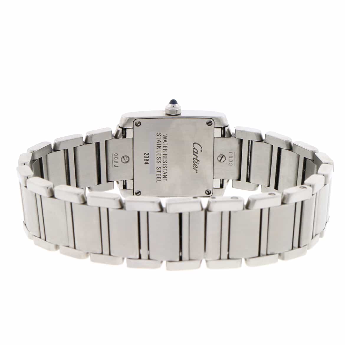 Cartier Tank Francaise Small Stainless Steel Ladies Watch W51008Q3 - Image 5