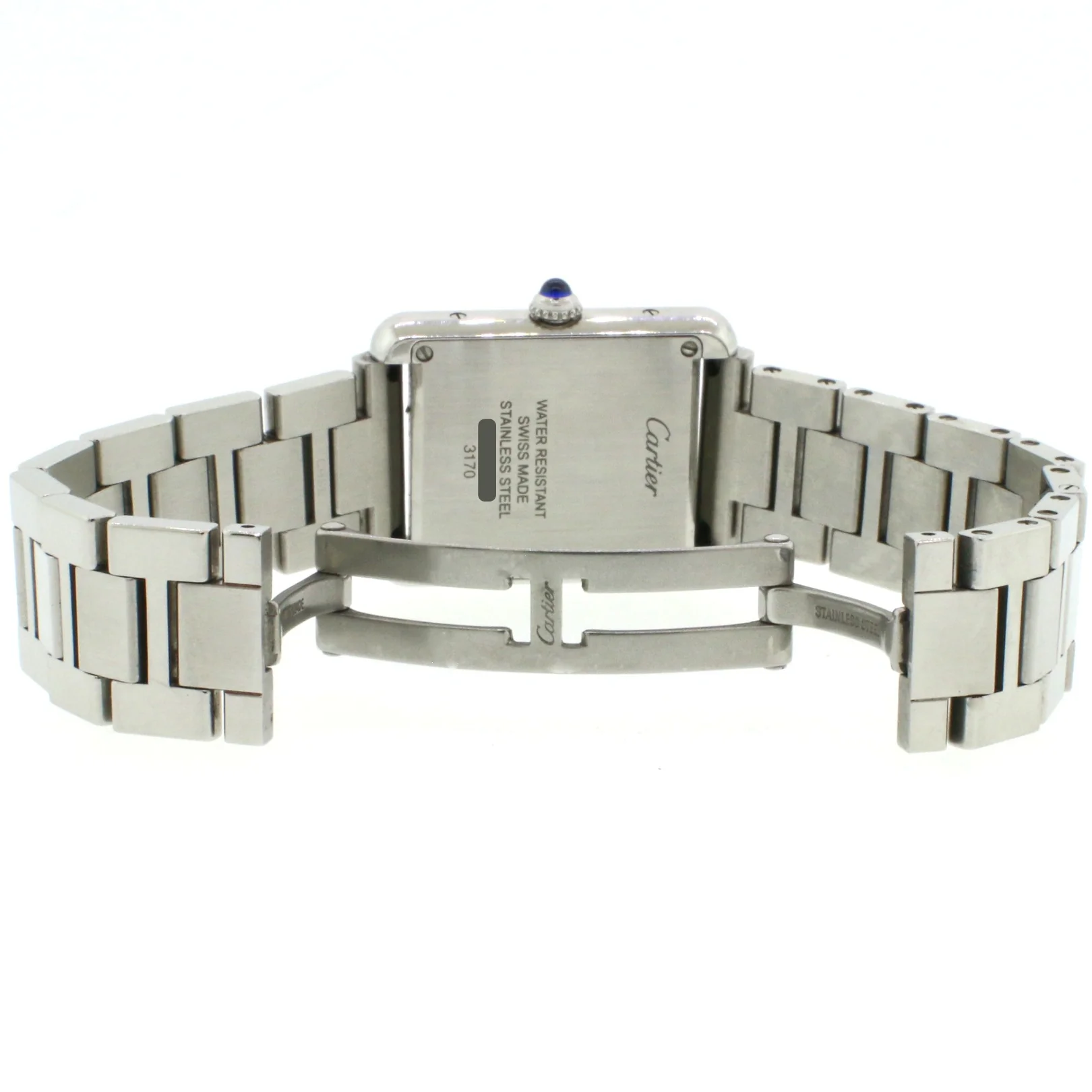 Cartier Tank Solo Small 24MM Roman Dial stainless Steel Watch W5200013 - Image 5