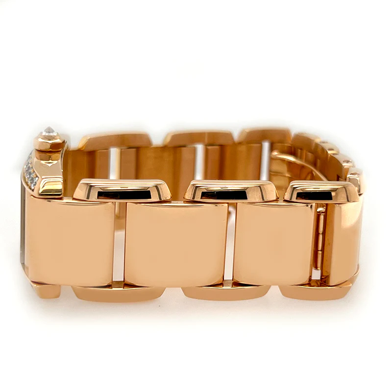 Cartier Tankissime 20mm Silver Dial Rose Gold Ladies Watch 2801 - Image 3