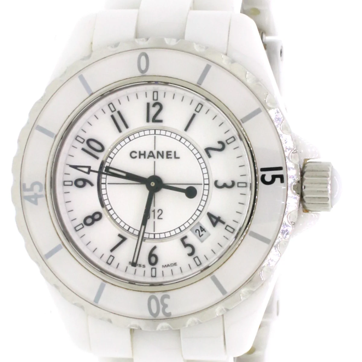 Chanel J12 33mm Automatic White Ceramic Women's Watch - Image 6