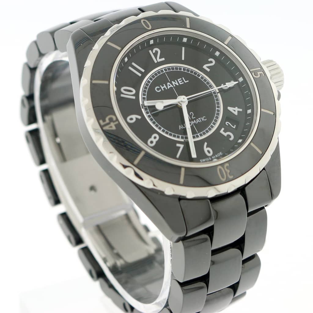 Chanel J12 38MM Automatic Black Ceramic Watch H0685 - Image 3