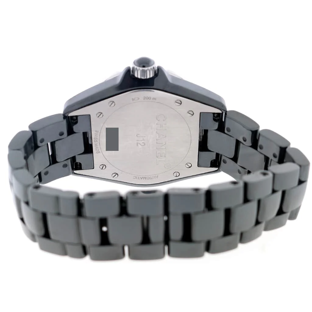 Chanel J12 38MM Automatic Black Ceramic Watch H0685 - Image 6
