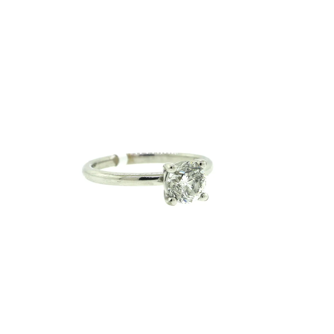 14K White Gold 1.30ct Diamond Ring Engagement Ring - Image 2