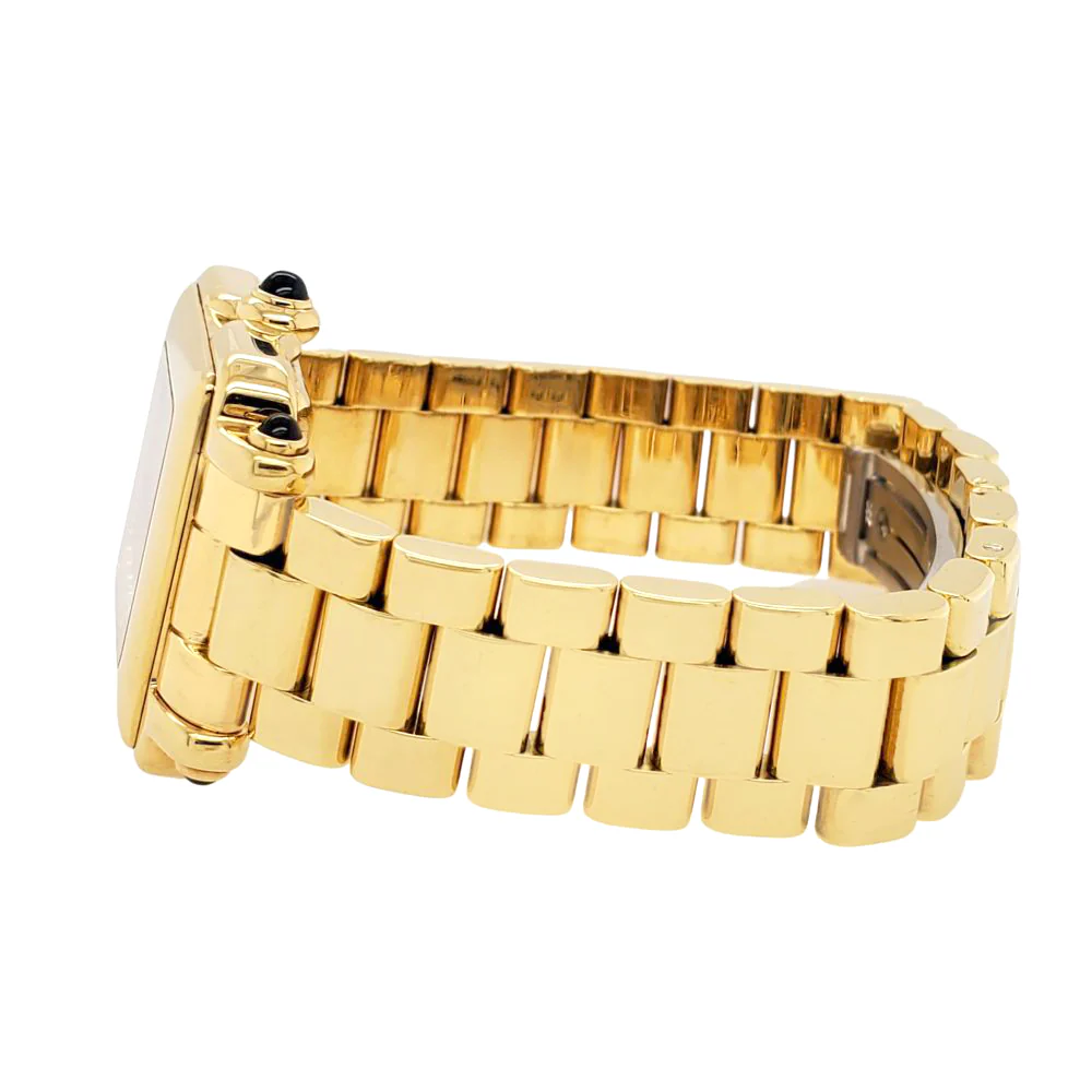 Chopard Happy Sport 27mm White Dial Square Yellow Gold Quartz Watch - Image 4