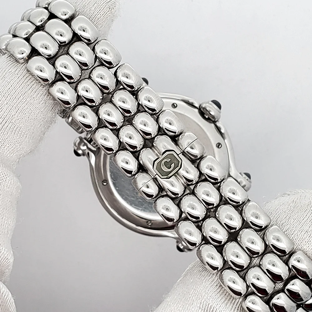 Chopard Happy Sport 32mm 7 Floating Diamonds Steel Quartz Watch 278236-3005 - Image 5