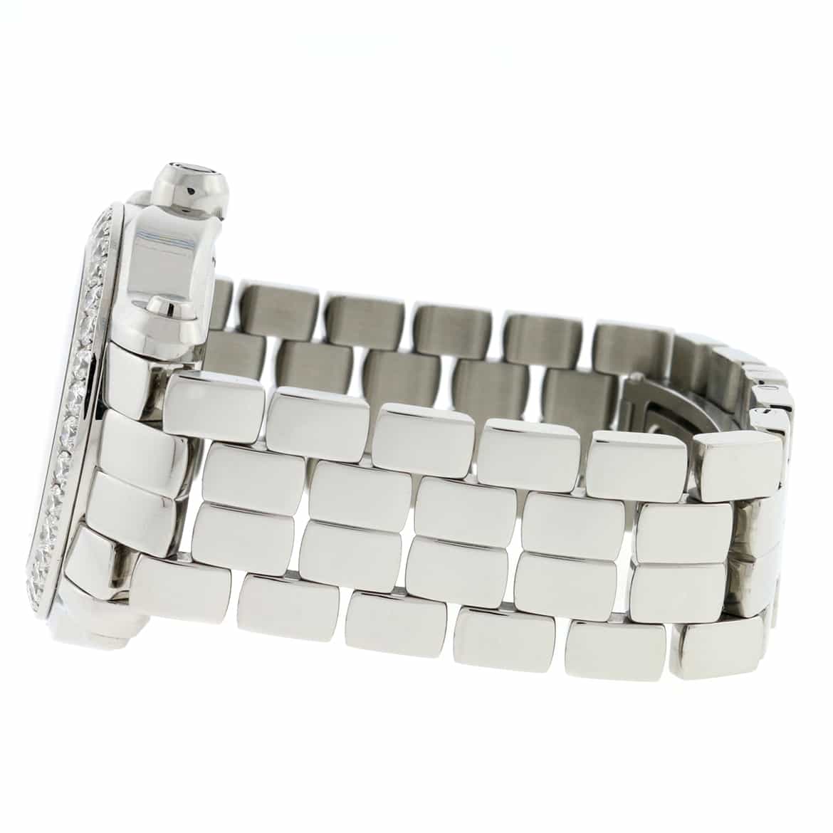 Chopard Happy Sport Medium Mother of Pearl Diamond Dial 36MM Stainless Steel Watch 278477-3008 w/Diamond Bezel - Image 7