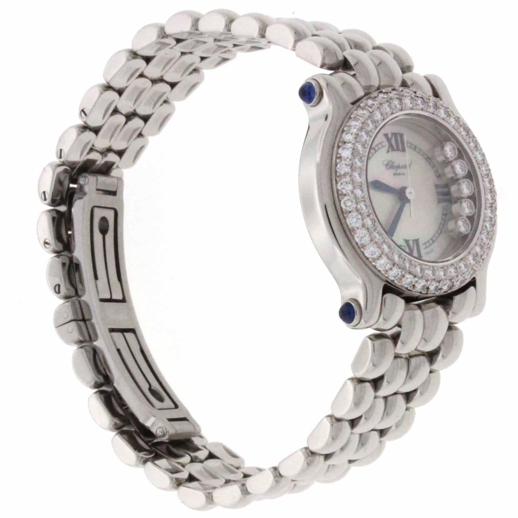 Chopard Happy Sport Original Diamond Bezel Floating Diamonds Ladies Watch 278294-2005 - Image 5