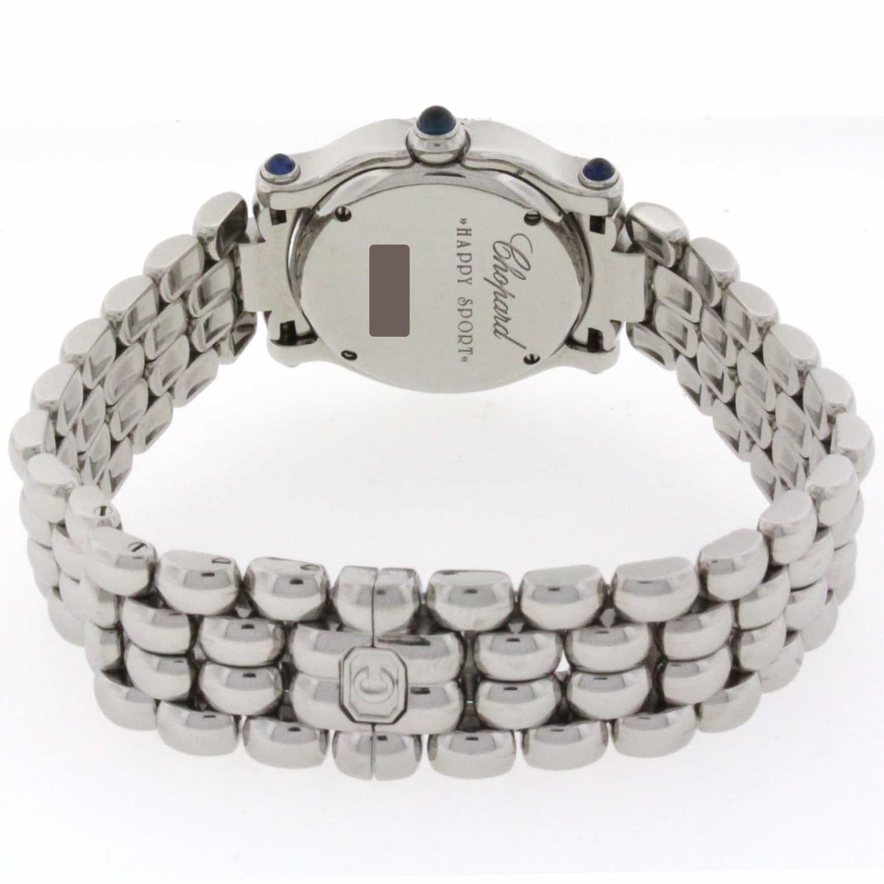 Chopard Happy Sport Original Diamond Bezel Floating Diamonds Ladies Watch 278294-2005 - Image 8
