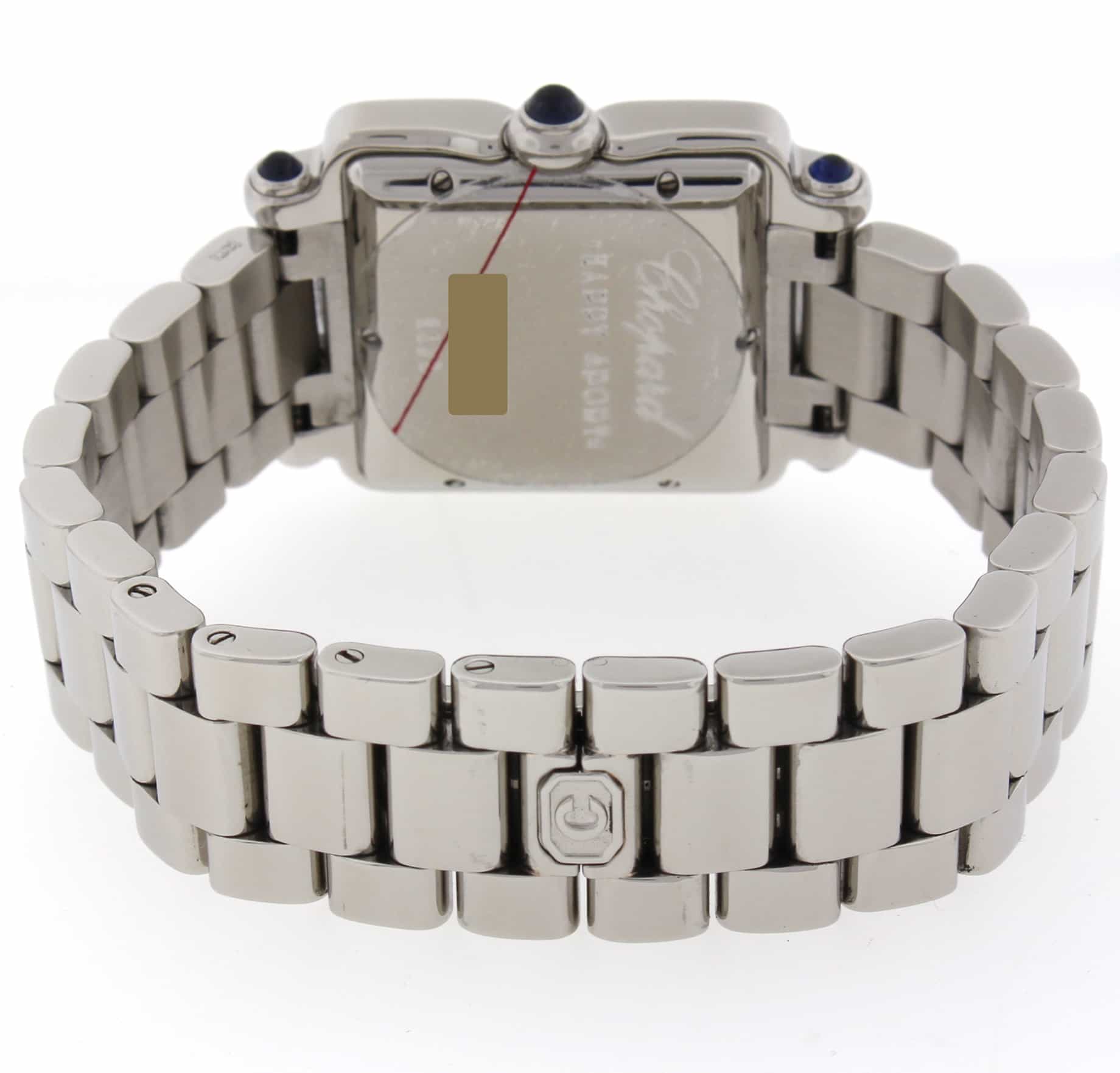 Chopard Happy Sport Square Floating Diamonds Stainless Steel Ladies Watch 27834923 - Image 7