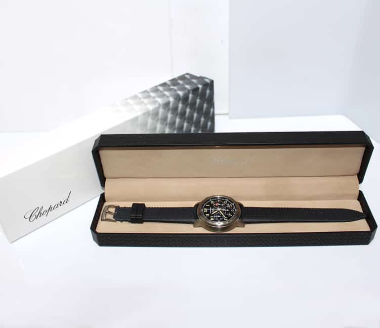 Chopard Mille Miglia Chronograph Black Dial 40MM Automatic Titanium Mens Watch 168915 - Image 3