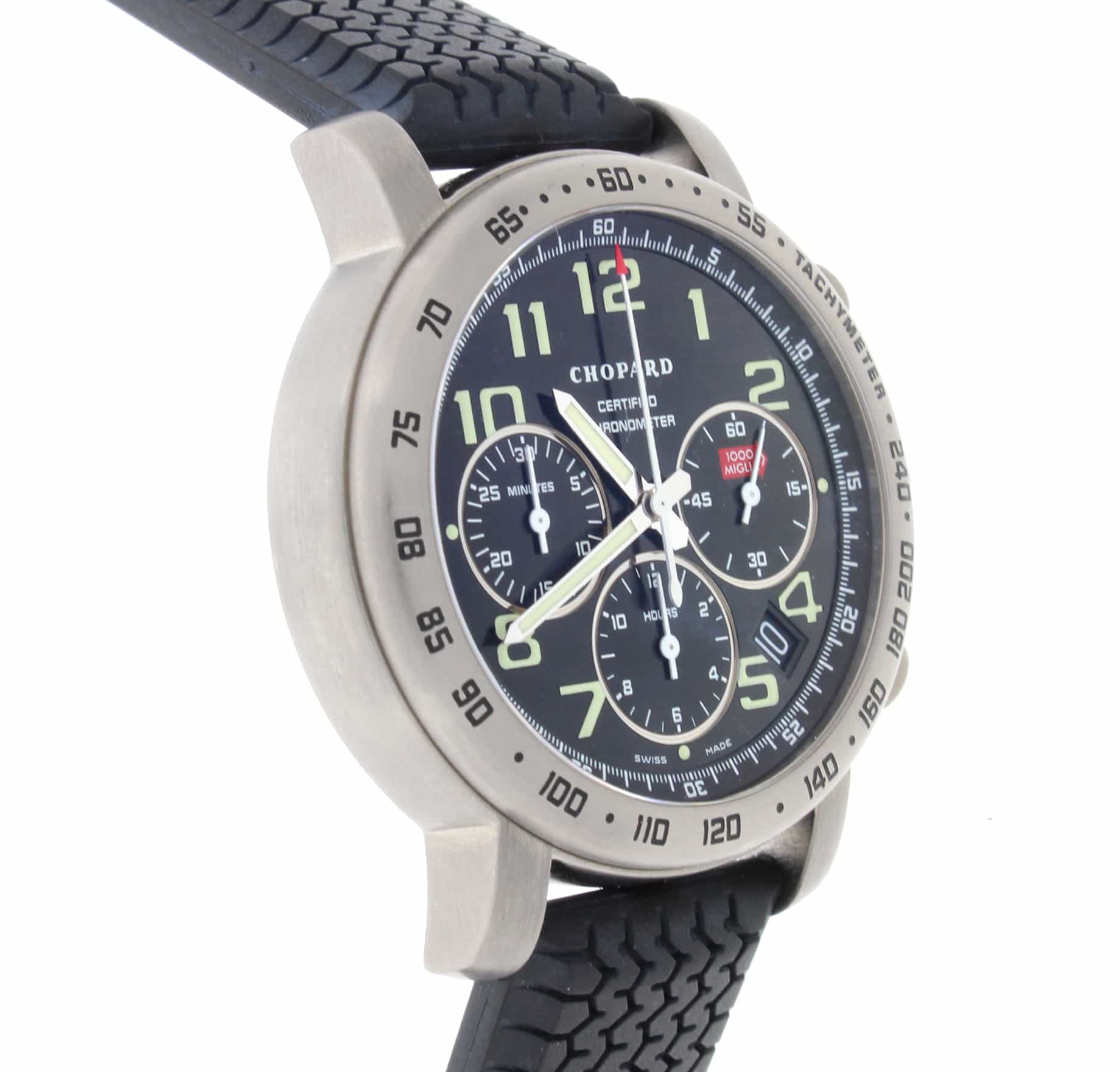 Chopard Mille Miglia Chronograph Black Dial 40MM Automatic Titanium Mens Watch 168915 - Image 5