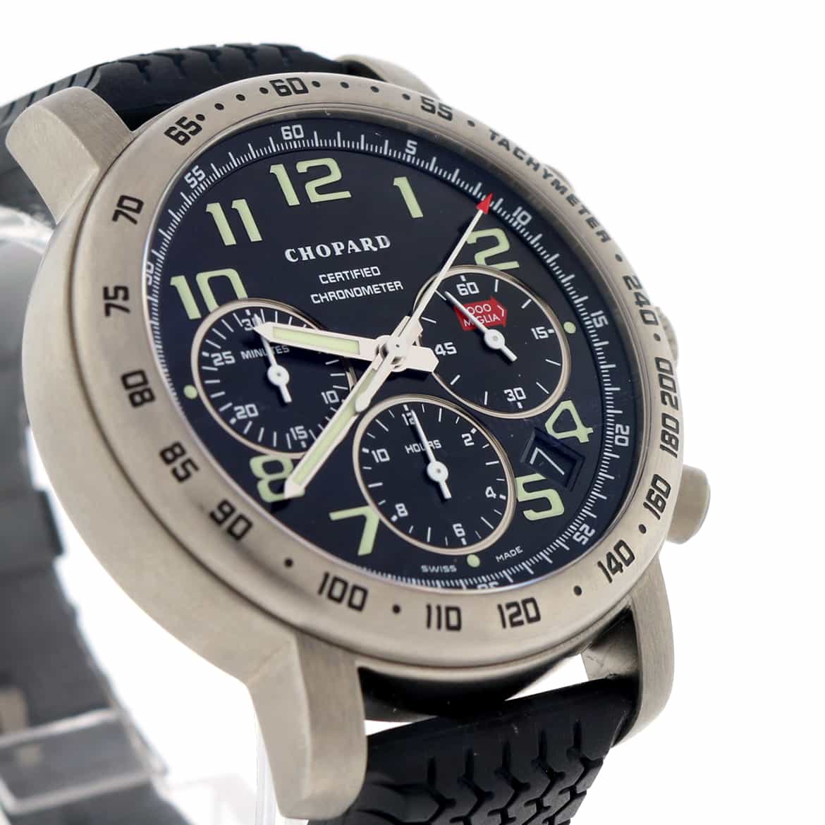 Chopard Millie Miglia Chronograph 40MM Automatic Titanium Mens Watch 168915-3001 - Image 5