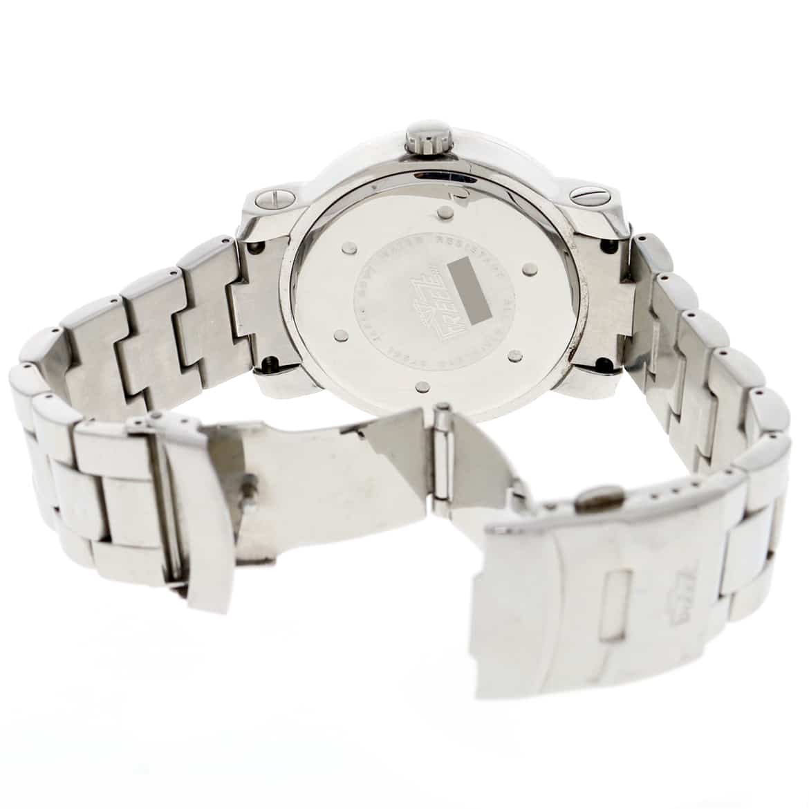 Freeze World Map Mother of Pearl Dial Diamond Bezel 49MM Stainless Steel Mens Watch - Image 5