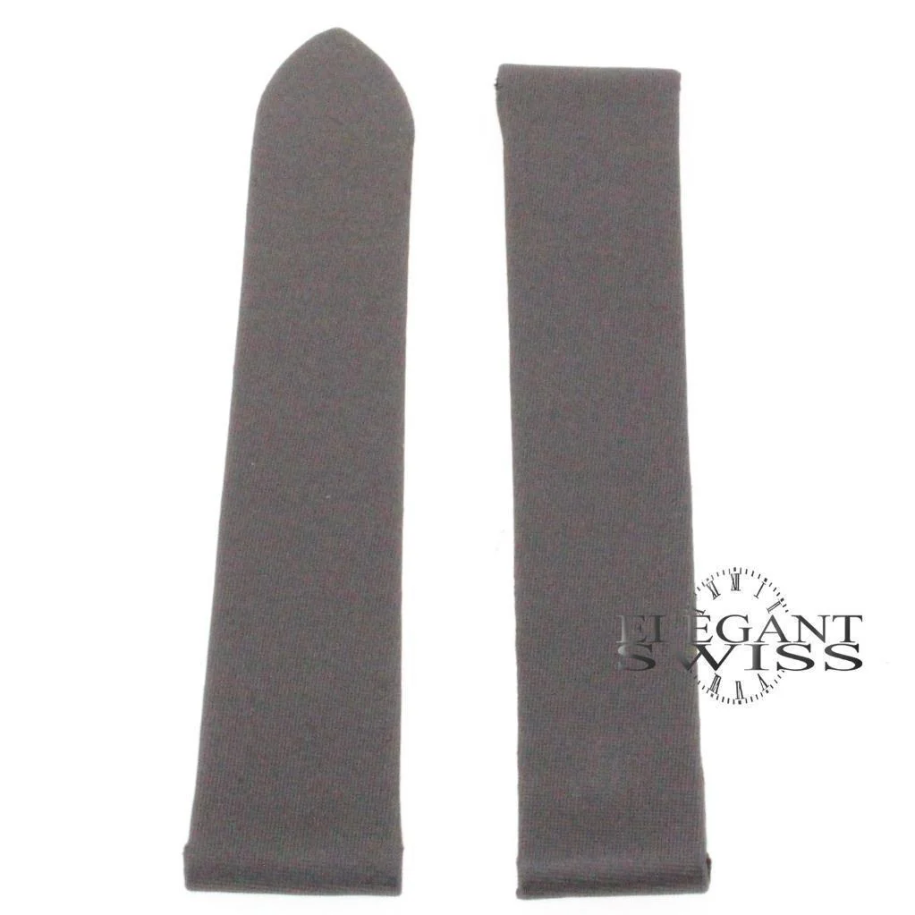 Genuine Cartier Powdered Grey Fabric/Leather Strap KD53DU11 16MM - Image 2