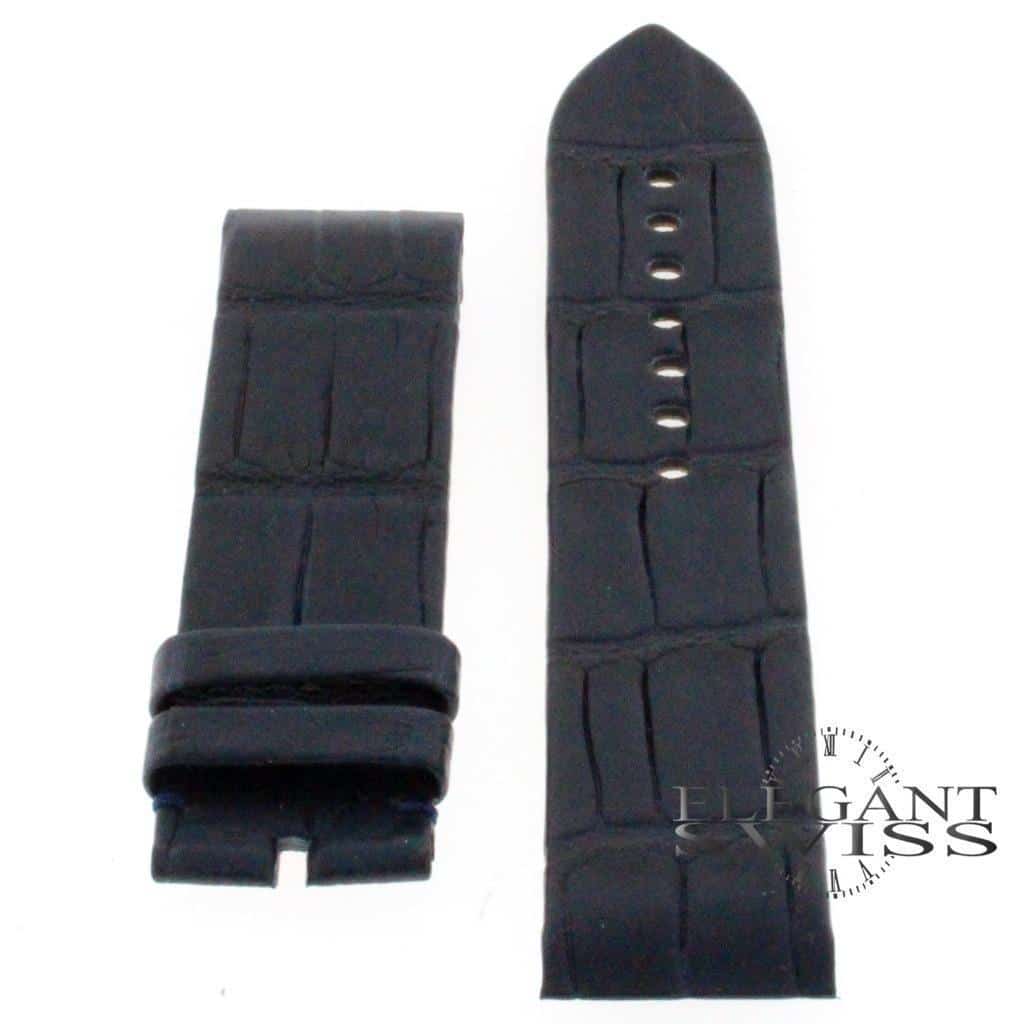 Genuine Cartier Santos 100 Small Matte Blue Alligator Leather Strap KD2RKK29 20MM - Image 3