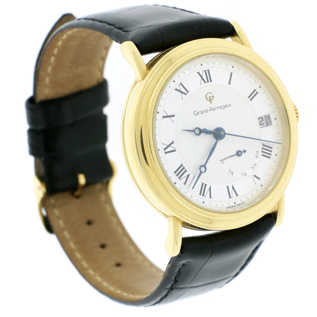 Girard Perregaux 18K Yellow Gold 34MM Factory Roman Dial Power Reserve Automatic Watch 4795 - Image 5