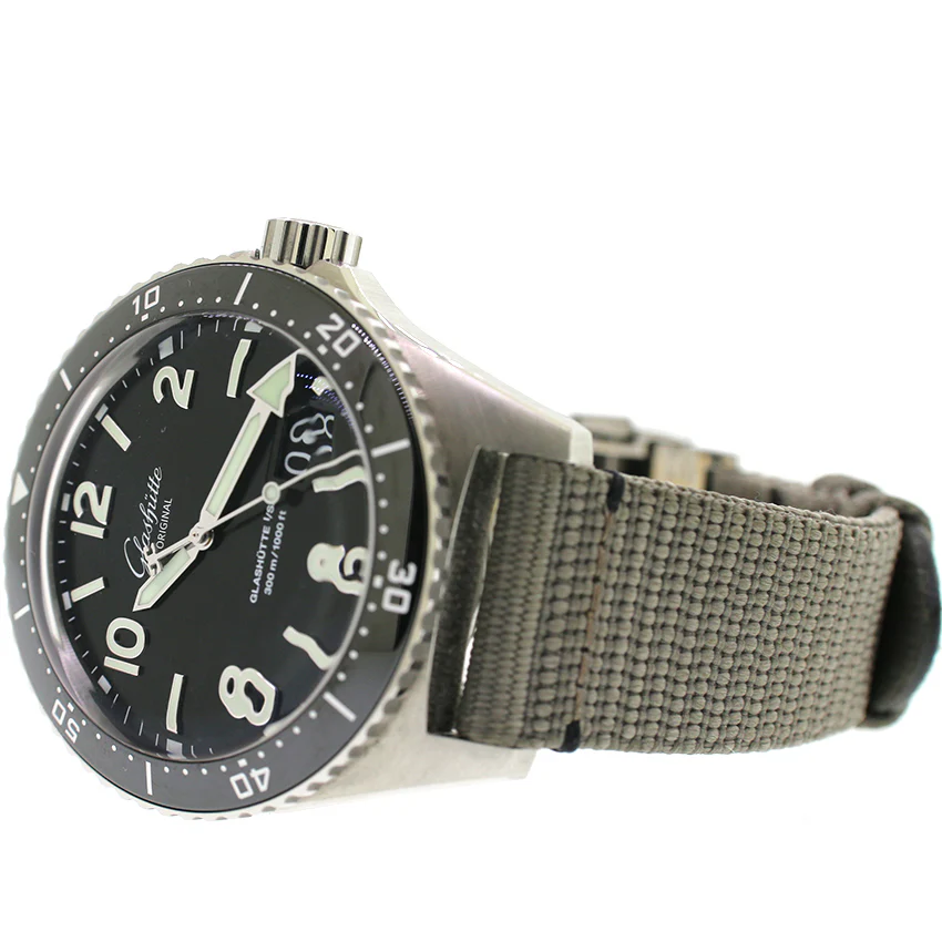 Glashütte Original SeaQ Panorama Date 43mm Watch 1-36-13-01-80-34 Box Papers - Image 2