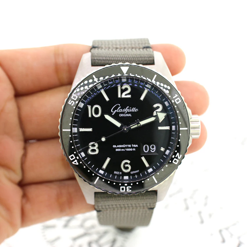Glashütte Original SeaQ Panorama Date 43mm Watch 1-36-13-01-80-34 Box Papers - Image 6