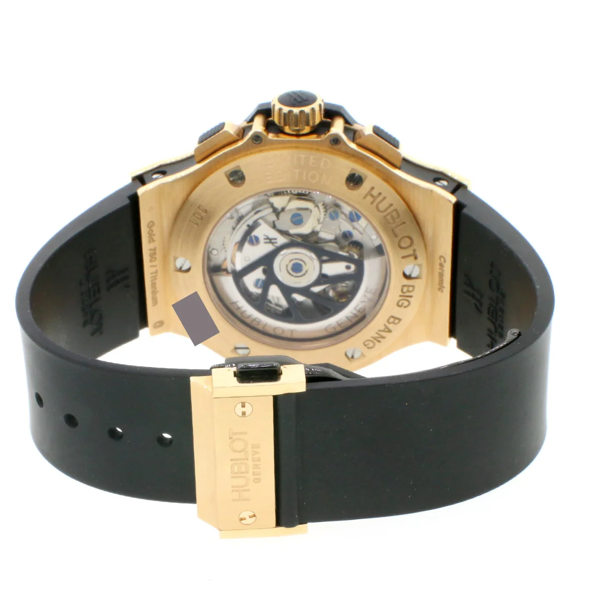 Hublot Aero Big Bang Skeleton Rose Gold Ceramic 44mm Chronograph Watch 310.PT.1180.RX Box & Papers - Image 4