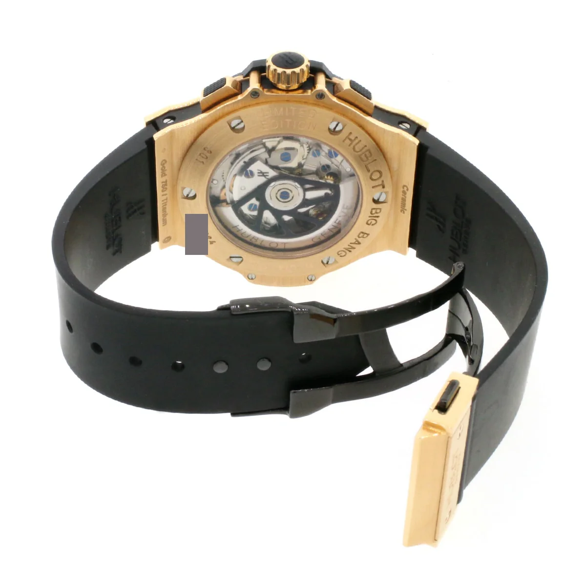 Hublot Aero Big Bang Skeleton Rose Gold Ceramic 44mm Chronograph Watch 310.PT.1180.RX Box & Papers - Image 5