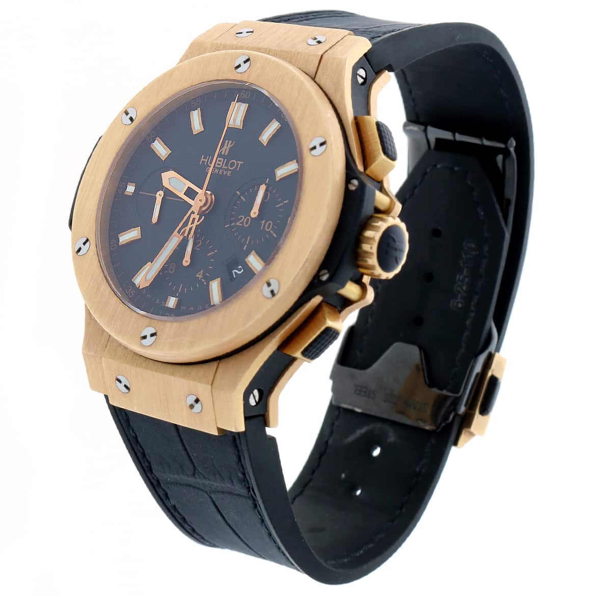 Hublot Big Bang 18K Rose 44MM Chronograph Automatic Mens Watch 301.PX.1180.RX - Image 3