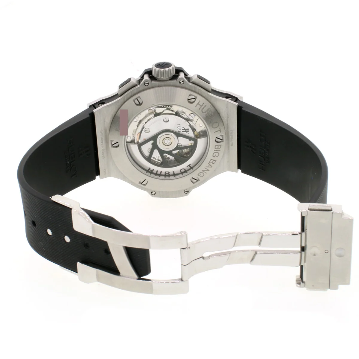 Hublot Big Bang 44MM Black Carbon Index Dial Chronograph Automatic Mens Watch 301.SM.1770.RX - Image 3