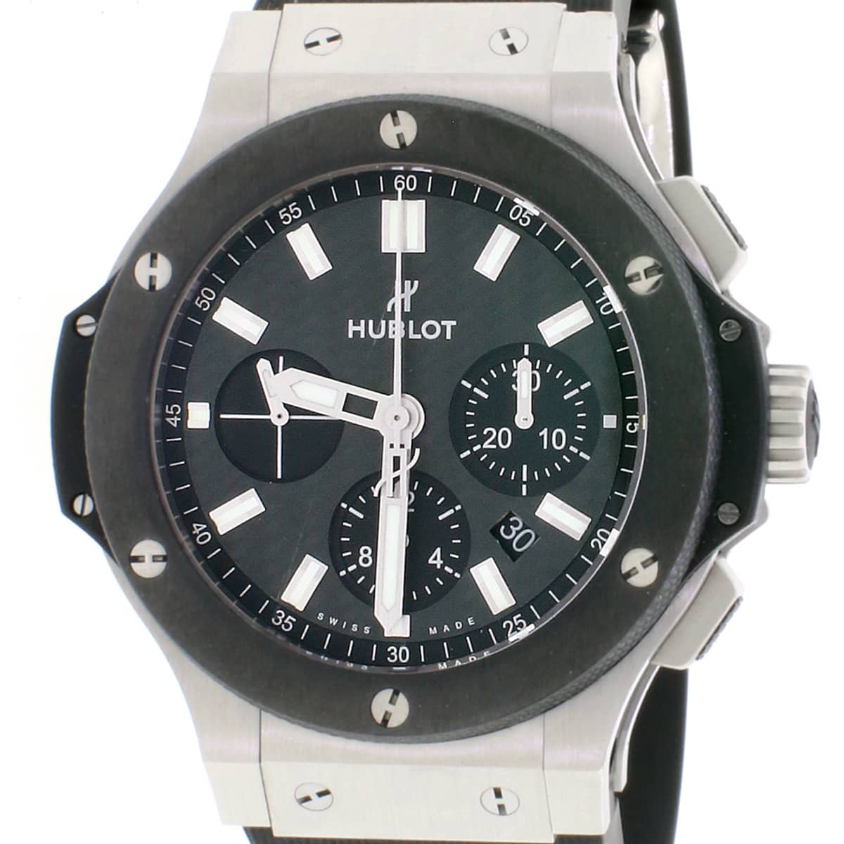 Hublot Big Bang 44MM Black Carbon Index Dial Chronograph Automatic Mens Watch 301.SM.1770.RX - Image 7