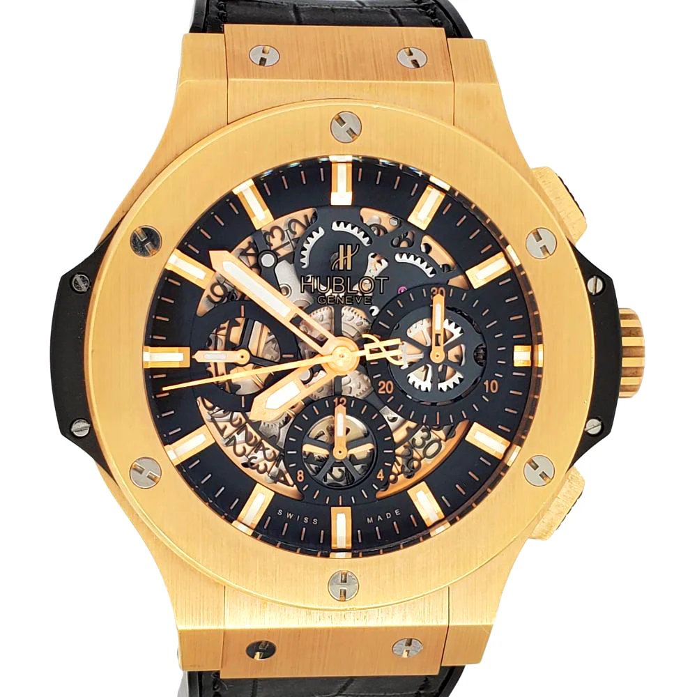 Hublot Big Bang Aero Bang 44mm Skeleton Dial Rose Gold Watch 311.PX.1180.GR - Image 3