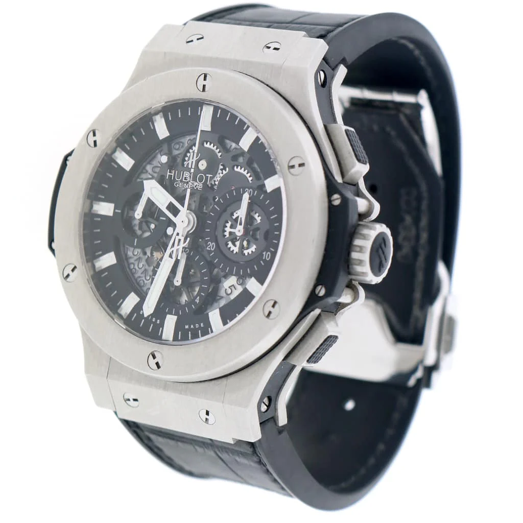 Hublot Big Bang Aero Bang Black Skeleton Dial 44MM Chronograph Automatic Stainless Steel Watch 311.SX.1170.GR - Image 2
