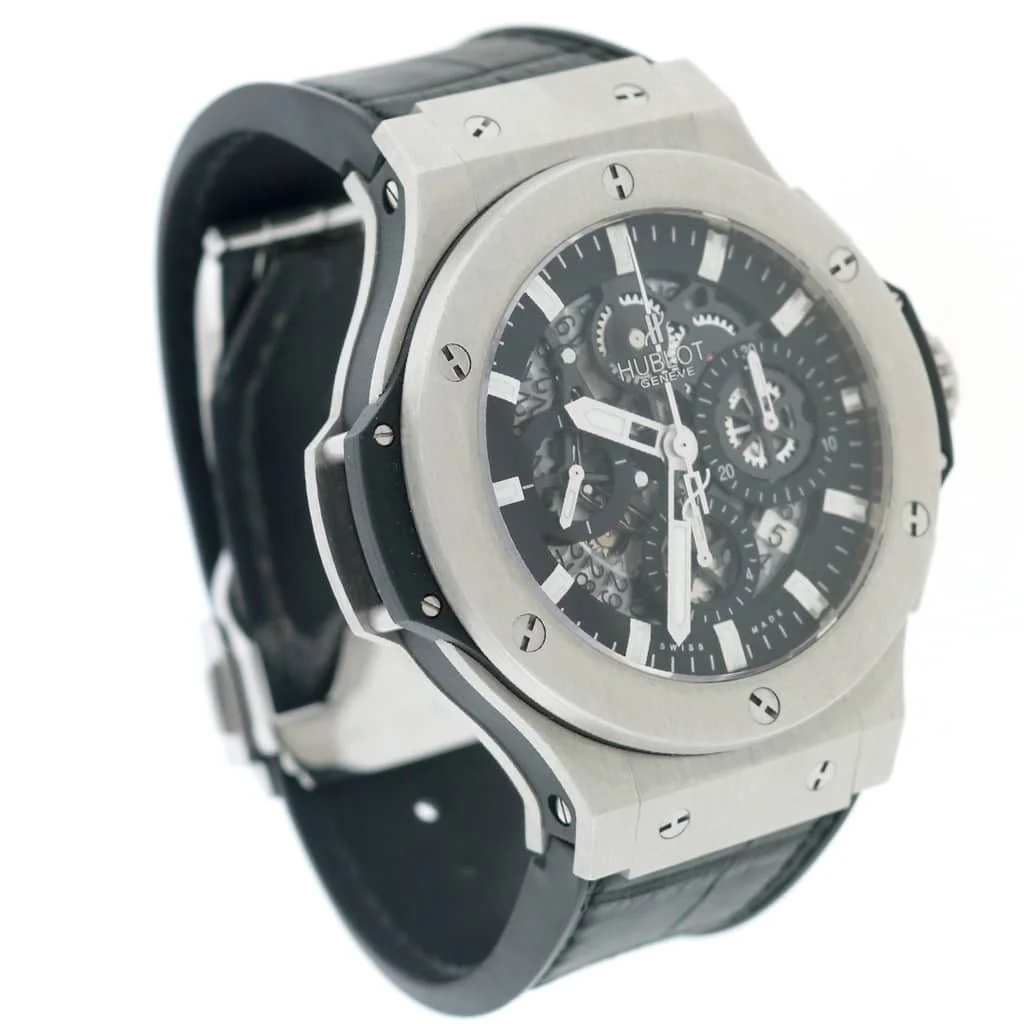 Hublot Big Bang Aero Bang Black Skeleton Dial 44MM Chronograph Automatic Stainless Steel Watch 311.SX.1170.GR - Image 3