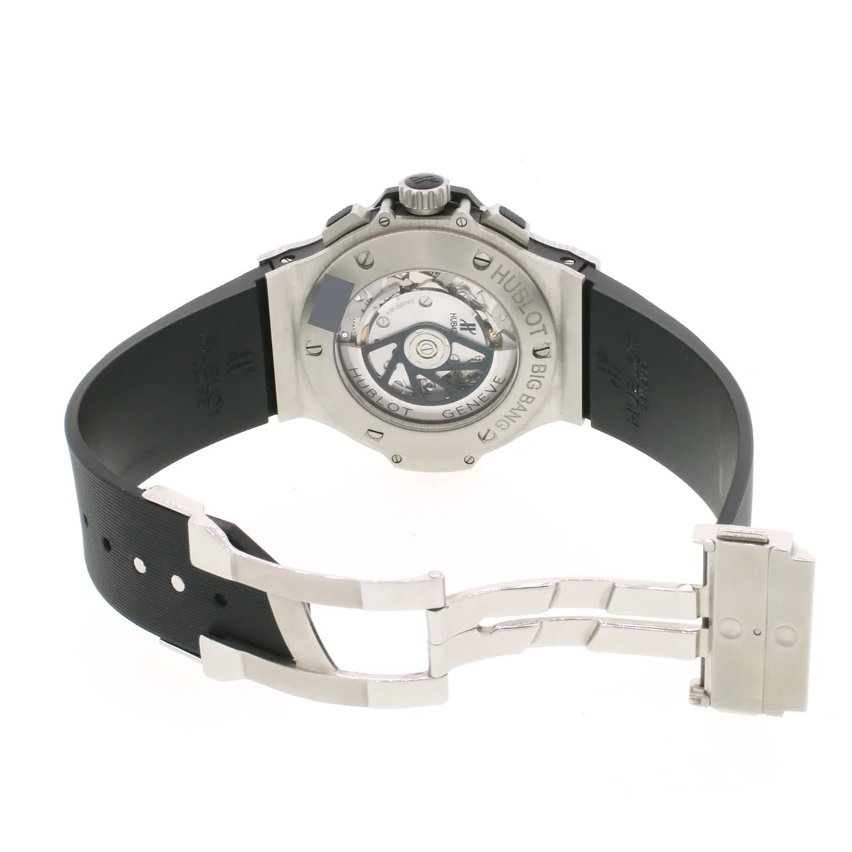 Hublot Big Bang Aero Bang Black Skeleton Dial Ceramic Bezel 44MM Chronograph Automatic Stainless Steel Watch 311.SX.1170.RX w/ Box Papers - Image 4