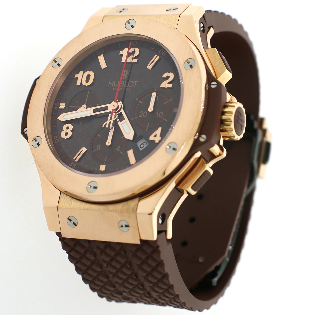 Hublot Big Bang Cappuccino Rose Gold 44MM Chronograph Watch Box&Paper - Image 3