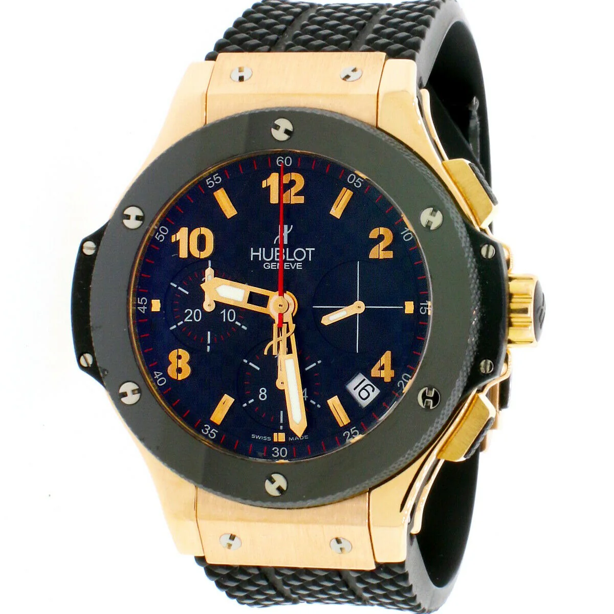Hublot Big Bang Chronograph 18K Rose 41mm Watch Box Papers 341.PB.131.RX
